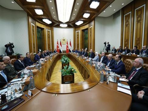 Cumhurbaşkanı Erdoğan, Mısır Cumhurbaşkanı Sisi ile görüştü