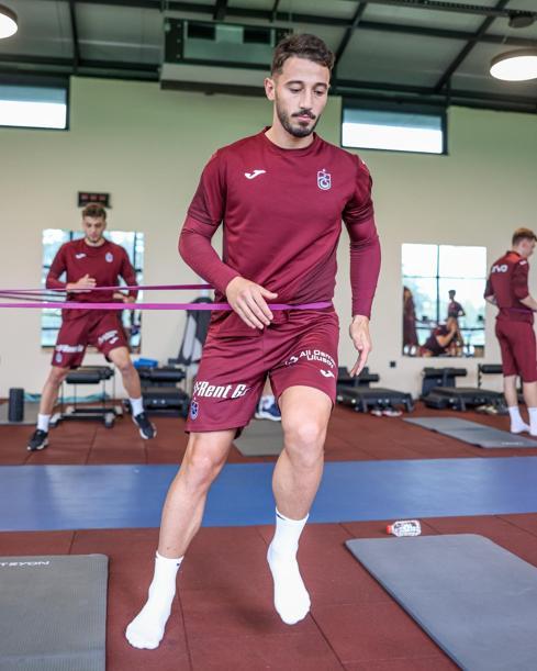 Trabzonspor’da sabah antrenmanı tamamlandı