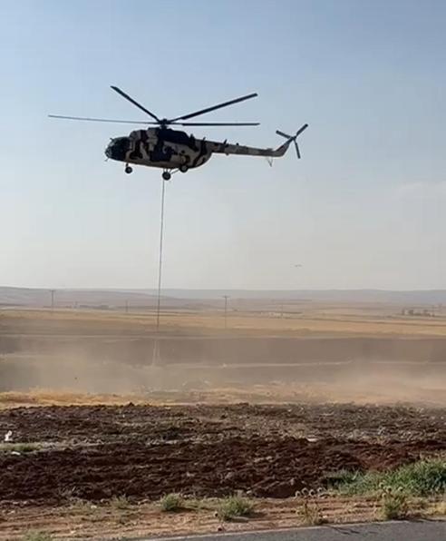 Mardin’deki örtü yangını kontrol altında