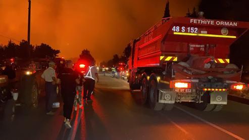 Fethiye’de orman yangını
