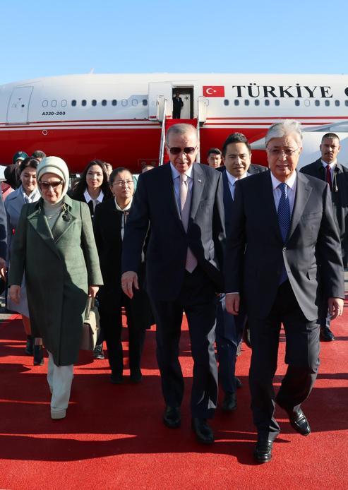 Cumhurbaşkanı Erdoğan, Kazakistan’da