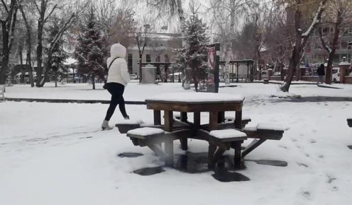 Ardahan’da kar yağışı etkili oldu