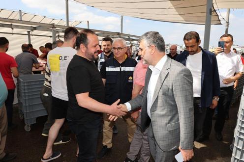 Başkan Keskin, Sultanbeylide kurban kesim alanını ziyaret etti