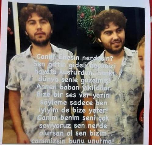 5 gündür kayıp olan tıp öğrencisi Ahmet Enes aranıyor