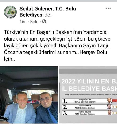 Tanju Özcan, dayısının oğlunu başkan yardımcılığına getirdi