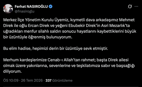 Batman’da mezarlıkta silahlı saldırı: 3 ölü, 2 yaralı