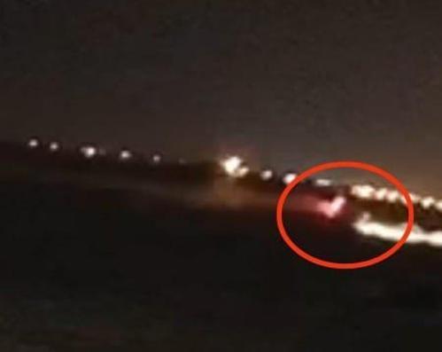 Otomobilin takla attığı kaza kamerada; 3 yaralı