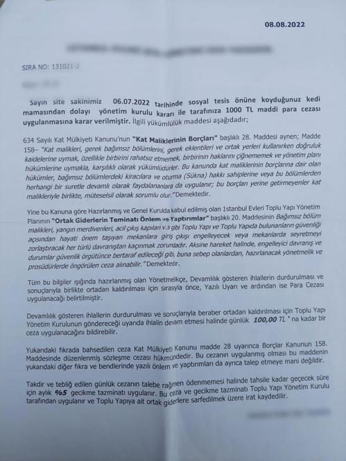 Avcılarda sitede tartışılan cezalar