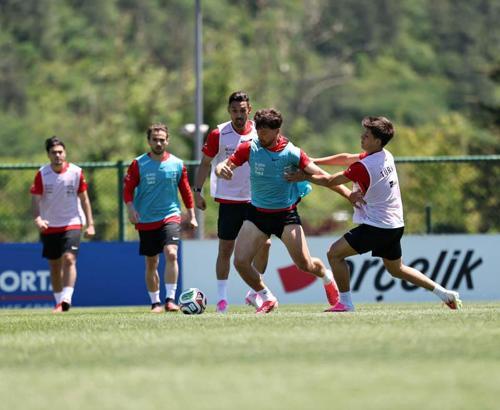 A Milli Futbol Takımı, Kuzey Makedonya hazırlıklarına devam etti