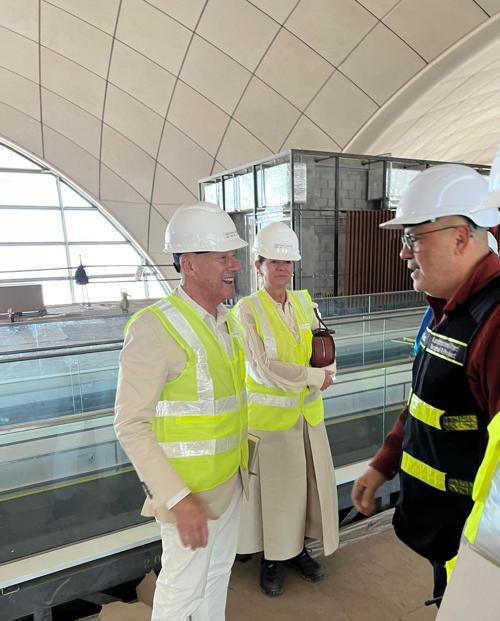 Ünlü mimar Norman Foster, Limak’ın Kuveyt’teki havalimanı projesini ziyaret etti