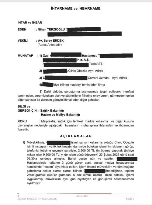 Zayıflamak için gittiler, botokstan zehirlendiler; obezite ve enfeksiyon dernekleri alarmda