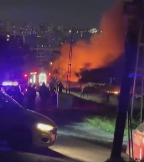 Küçükçekmecede halı yıkama atölyesinde yangın