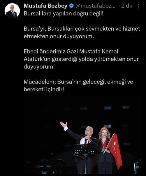 Bursa Büyükşehir Belediye Başkanı Mustafa Bozbey gözaltına alındı