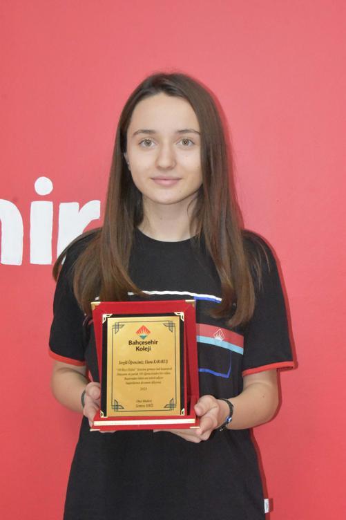 İklim değişikliği projesiyle, dünyada gelecek vaat eden 100 öğrenci arasına girdi