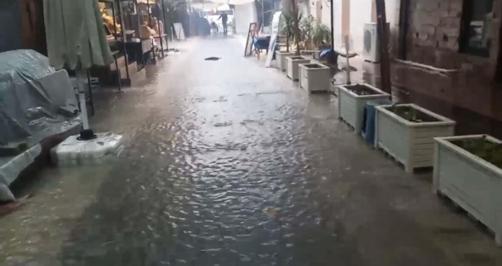 Muğla’da sağanak etkili oldu