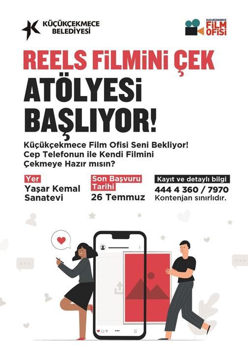 Küçükçekmece Belediyesinden ücretsiz Film Yapım Atölyesi eğitimi