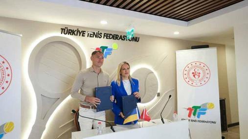 Türkiye ve Ukrayna tenis federasyonları arasında iş birliği protokolü imzalandı