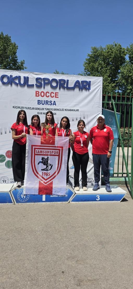 Samsunspor Bocce Takımı, üst üste ikinci kez Türkiye Şampiyonu oldu