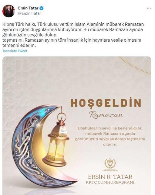Dünya liderlerinden Ramazan mesajları