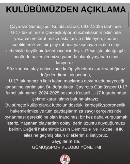 U-17 futbolcusu, maçta kendisine kırmızı kart gösteren hakemi bıçakladı