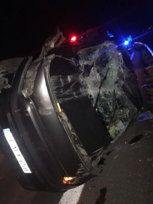 Osmaniyede otomobil, TIRa arkadan çarptı: 5 yaralı