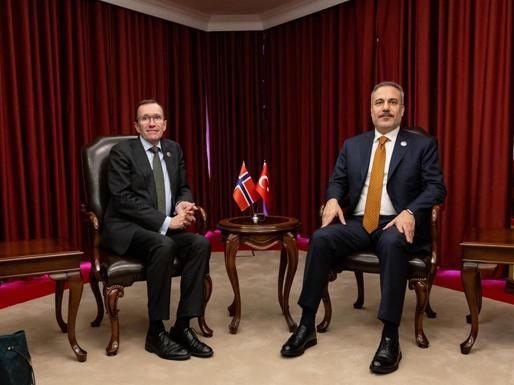 Bakan Fidan, Norveçli mevkidaşı Eide ile görüştü