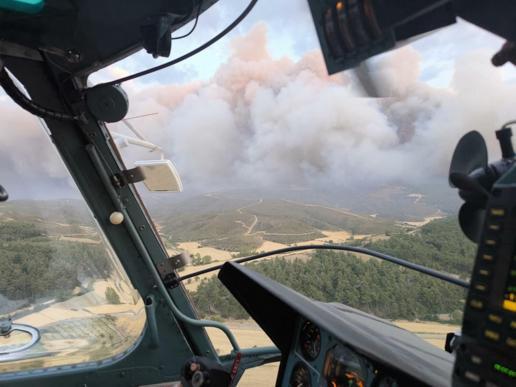 Çanakkaledeki orman yangını kontrol altında
