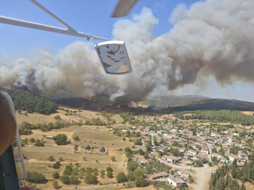 Çanakkalede orman yangını kontrol altında