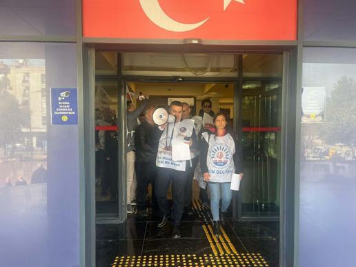 Buca Belediyesindeki memur eylemi 5inci günde