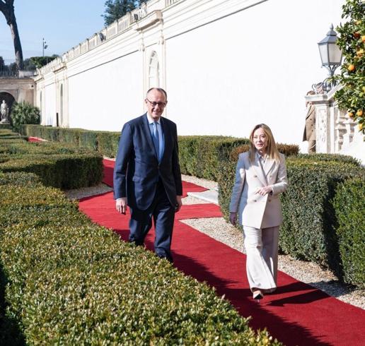 Almanya Başbakanı Merz ile İtalya Başbakanı Meloni görüştü