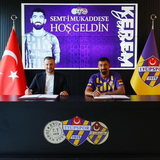 Eyüpspor, Kerem Demirbaya imzayı attırdı