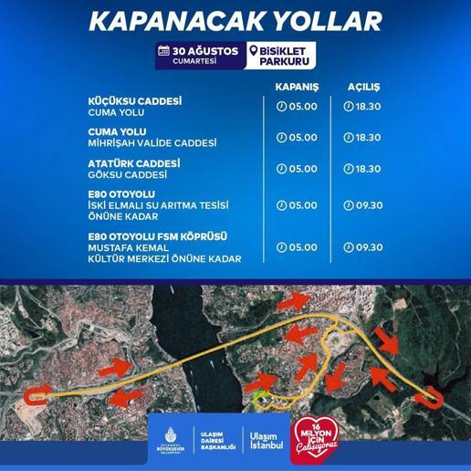 Triatlon Şampiyonası nedeniyle bazı yollar trafiğe kapatıldı