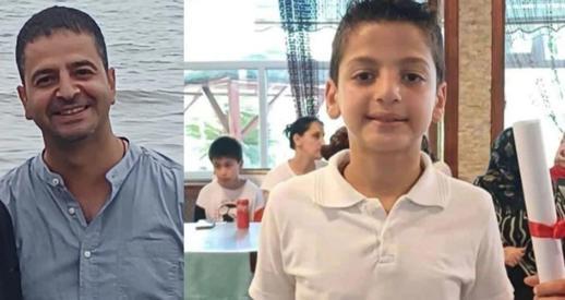 Denizde boğulan baba ile oğlu bir gün arayla toprağa verildi