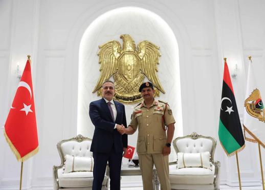 Bakan Fidan, Libya temasları kapsamında Bingazide