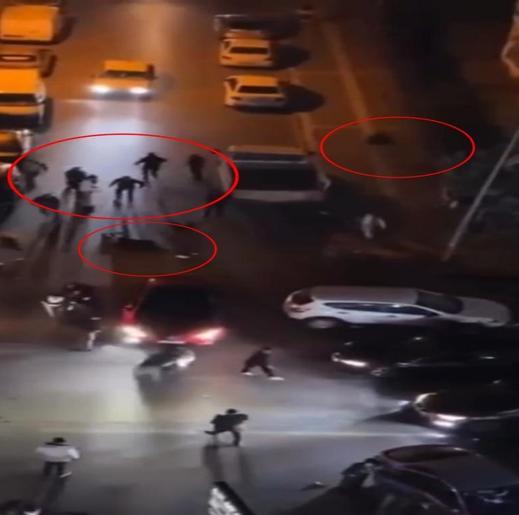 Düğün salonu önünde 1 kişinin öldüğü silahlı kavgada yeni görüntüler ortaya çıktı; 1 tutuklama