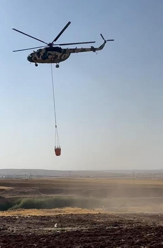Mardin’deki örtü yangını kontrol altında