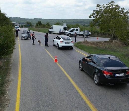 Fındık bahçelerinde havadan ve karadan hırsızlık denetimi