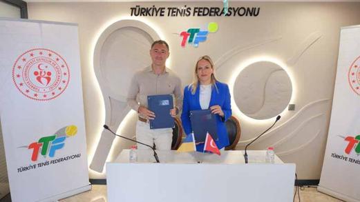 Türkiye ve Ukrayna tenis federasyonları arasında iş birliği protokolü imzalandı