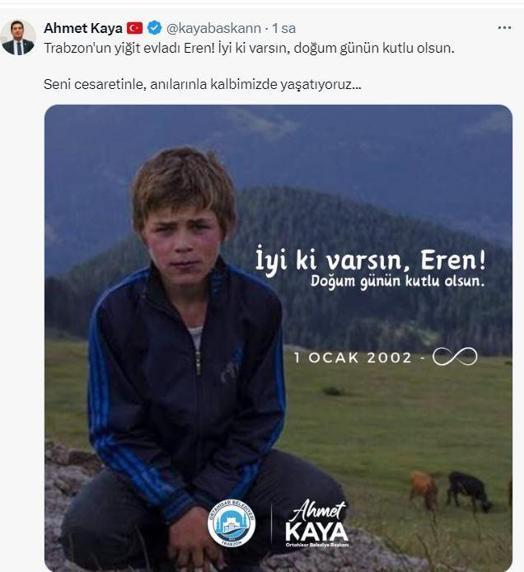 Şehit Eren Bülbül, doğum gününde anıldı