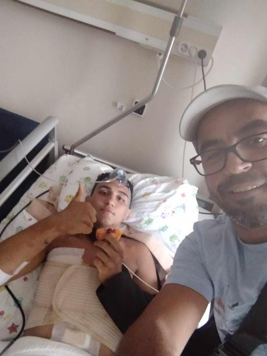 Kazada yaralanan milli güreşçi Beytullah, 13 gün sonra yoğun bakımdan çıktı