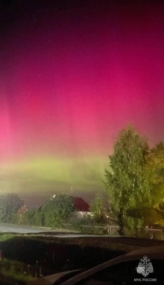 Rusya’da beliren kutup ışıkları fotoğraflandı