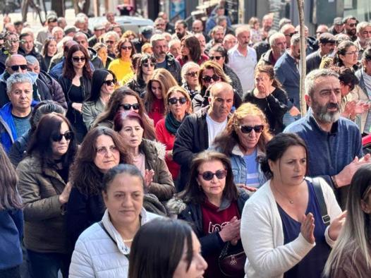 Tunceli’de Lazkiyedeki olaylara tepki yürüyüşü
