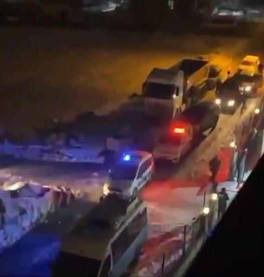 Hakim ve savcı lojmanlarının yakınındaki siteye EYP atılma anı kamerada