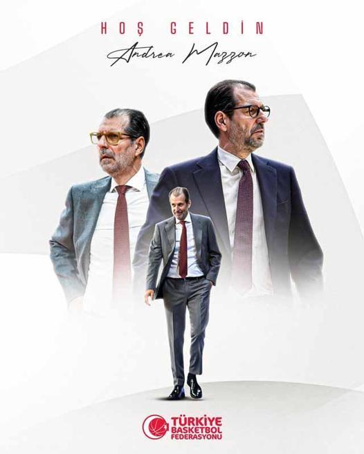 A Milli Kadın Basketbol Takımı başantrenörlük görevine Andrea Mazzon getirildi