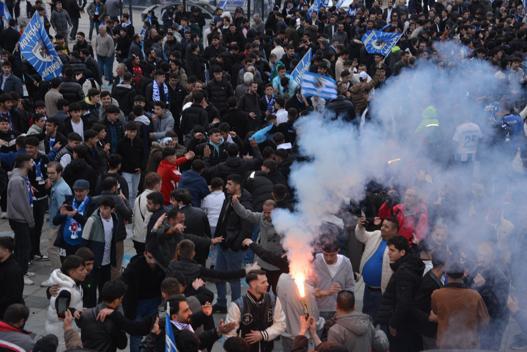 Erzurumda Süper Lig coşkusu