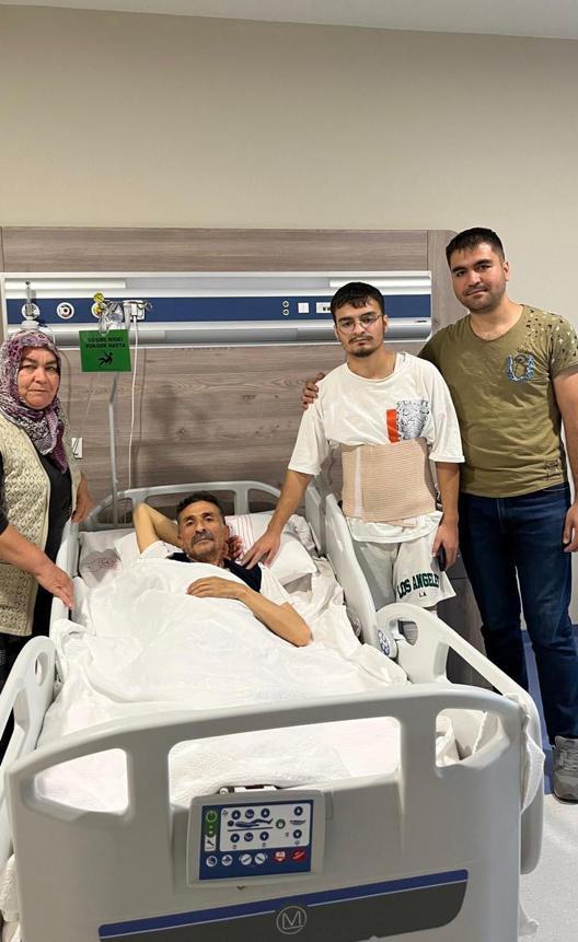 Oğlunun karaciğeriyle hayata tutundu