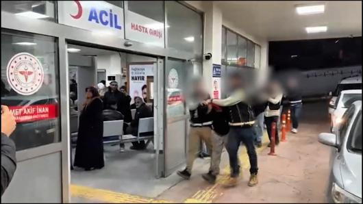 Kuyumcu dükkanında altınları gasbedip, polisi yaralayan 6 şüpheli yakalandı