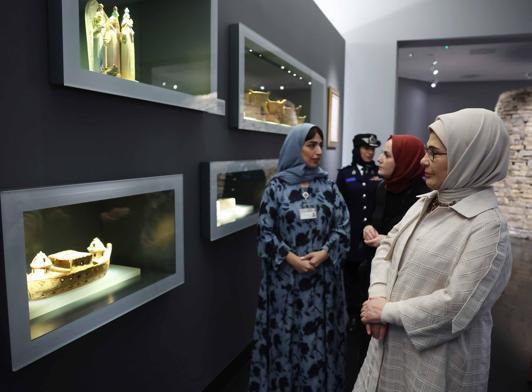 Emine Erdoğan, Ummandaki Ulusal Müzeyi ziyaret etti