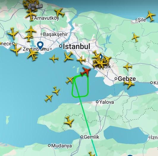Sabiha Gökçen Havalimanında uçaklara deprem uyarısı