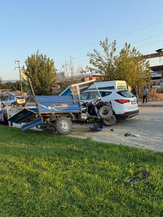 Tokatta cip ile patpat çarpıştı: 1 yaralı